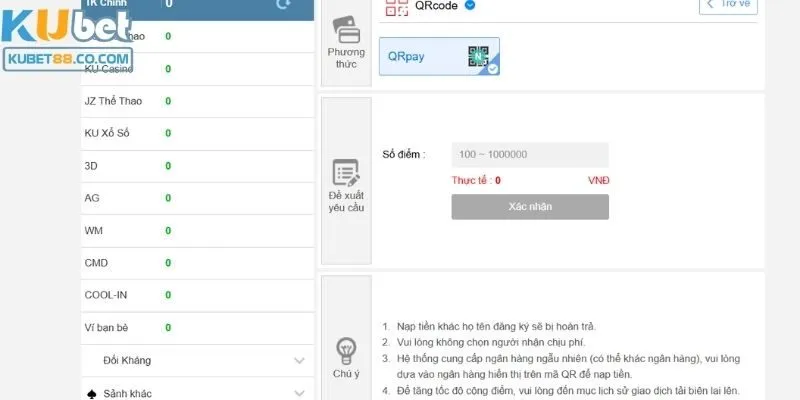 Nạp Tiền Kubet88 – Tìm Hiểu Phương Thức Thanh Toán Phổ Biến
